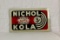 Nichol Kola Metal Sign 