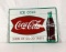 NOS Coca-Cola Fishtail Sign w/ Bottle