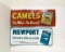 (2) Camel and Newport Cigarette Signs