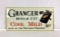 Grainger Rough Cut Tobacco Sign w/ pipe and tobacco