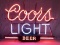 Coors Light Beer Neon Sign