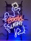 NOS Coors Light Bucking Bronco Neon Sign