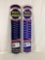 Two Mail Pouch Tobacco Thermometers