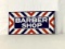 1920's Barber Shop Porcelain Flange Sign
