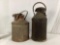 (2) Standard & National 5 Gallon Test Cans w/ Spouts