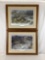 (2) Framed Limited Sponsor Edition Prints Miller Brewing Company