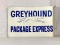 1941 Greyhound Express Flange Sign w/ Greyhound