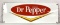 Drink Dr Pepper Porcelain Sign w/ Chevron