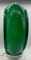 Green Ripple Glass Gasoline Pump Globe Body