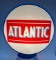 Atlantic Gasoline Pump Globe w/ Blue Ripple Body