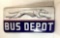 Greyhound Bus Depot Lexan Sign
