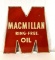 MacMillan Oil Die-Cut Double Sided Sign