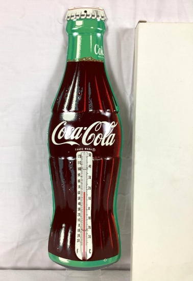 NOS Coca-Cola Bottle Thermometer w/ Original Box