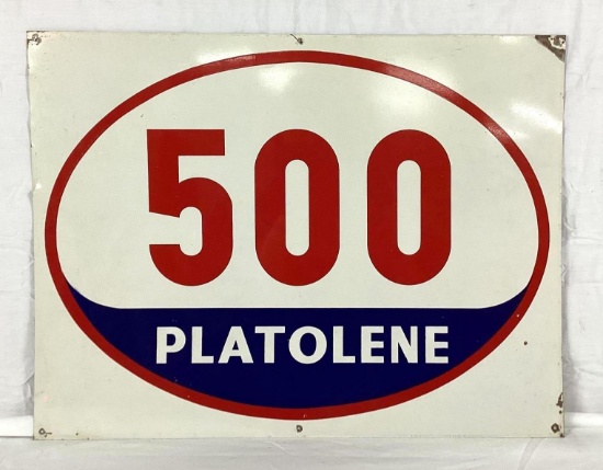 Platolene 500 Metal Sign