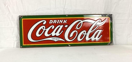 1931 Coca-Cola 5 Color Porcelain Sign