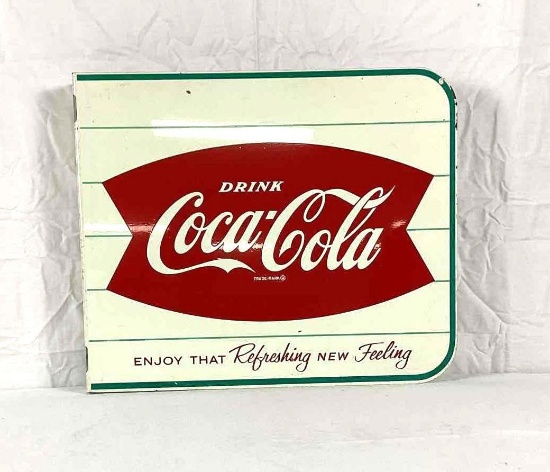 Coca-Cola Fishtail Flange Sign