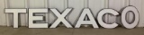 Texaco White Porcelain Letters