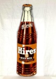 Die-Cut Hires Root Beer Bottle Sign 58x16