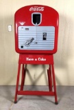 Restored Coca-Cola Vendo 27 Soda Machine w/Stand