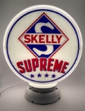 Skelly 4 Star Supreme Gasoline Pump Globe