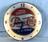 Drink Pepsi-Cola Lighted Clock