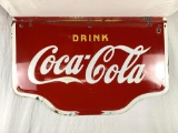 Drink Coca-Cola Double Sided Porcelain Marquee Sign