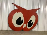 Large Wood Red Owl Grocery Store Trade Sign