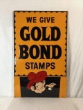 Graphic Gold Bond Stamps Sign 30x60