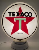 Texaco Gasoline Pump Globe w/ Gill Body