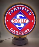 Skelly Fortified/Powermax Gasoline Pump Globe