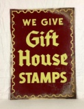 We Give Gift House Stamps Metal Sign