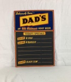 Dad's Root Beer Menu Board 