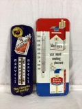 Marvel's & Phillip Morris Cigarette Thermometers