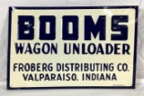 NOS Booms Wagon Unloader Sign Valparaiso, IN