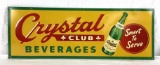 Crystal Beverages Sign w/ Bottle