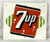 7-Up Porcelain Sign