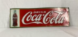 Early Coca-Cola Sign w/ 1923 Christmas Bottle