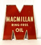 MacMillan Oil Die-Cut Double Sided Sign
