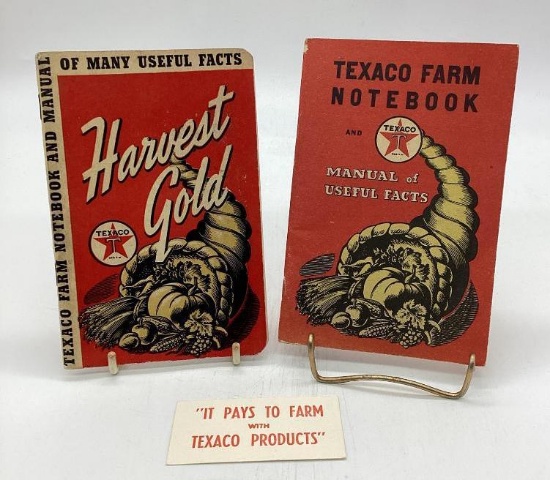 Two 1941 and 1946 Texaco Pocket Calendars