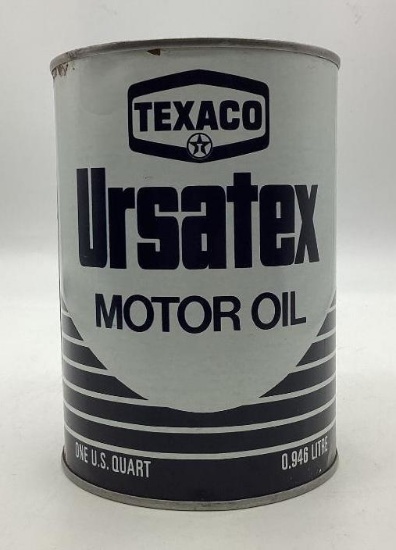 Texaco URSATEX Quart Oil Can