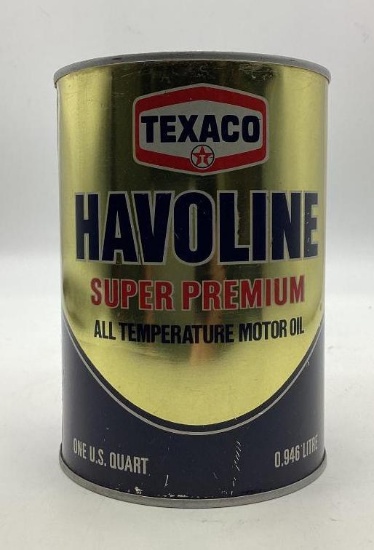 Texaco Super Premium All Temperature Motor Oil Quart Can