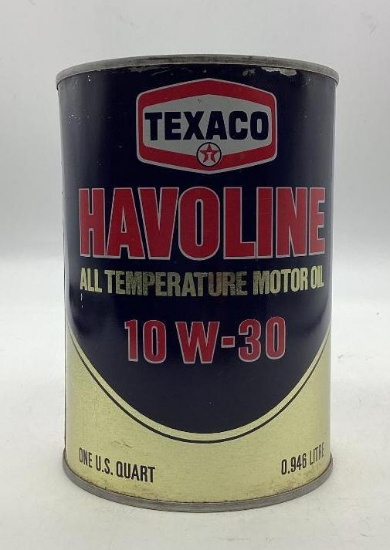Texaco All Temperature 10W-30 Motor Oil Quart Can