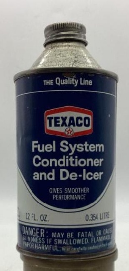 Texaco Fuel System Cleaner & De-Icer Cone-Top Can