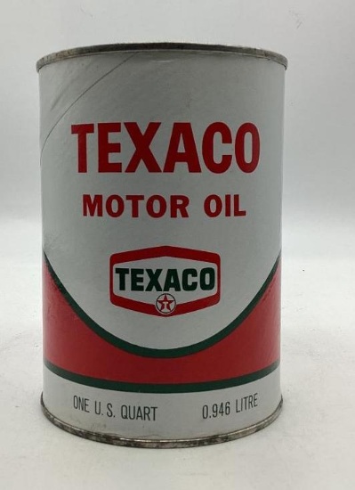 Texaco Motor Oil Quart Can