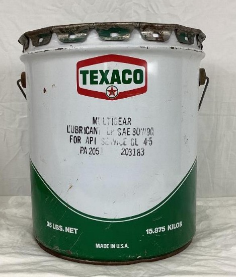 Texaco 35lb Grease Bucket