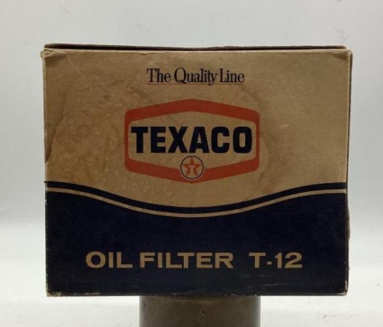 Texaco T-12 Oil Filter w/ Original Box