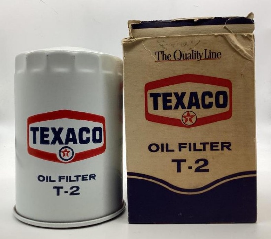 Texaco T-2 Oil Filter w/ Original Box
