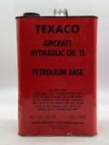 Texaco Aircraft One Gallon Oil Can