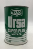 Texaco URSA Super Plus Motor Oil Quart Can