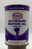 Texaco SAE 30 Outboard Motor Oil w/ Royal Guard PintCan